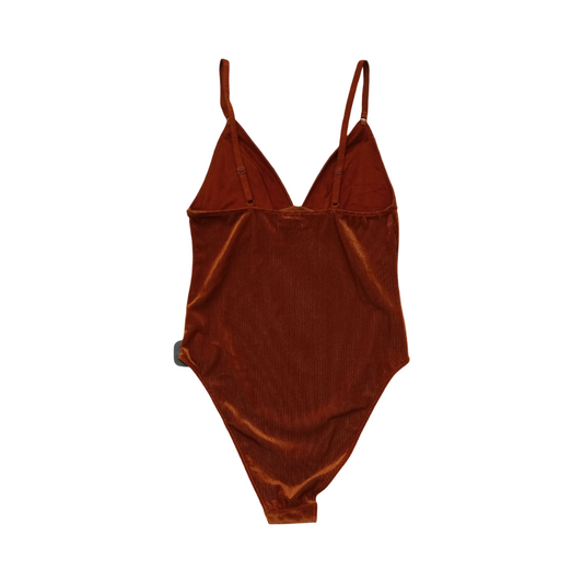 Bodysuit By Out From Under In Brown, Size:M