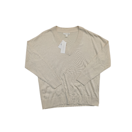 Sweater By Treasure And Bond In Cream, Size:L