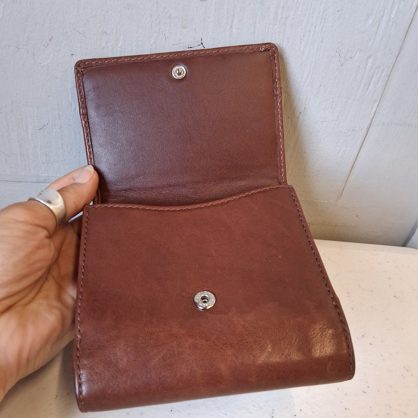 Wallet Designer By Coach In Brown, Size:Small