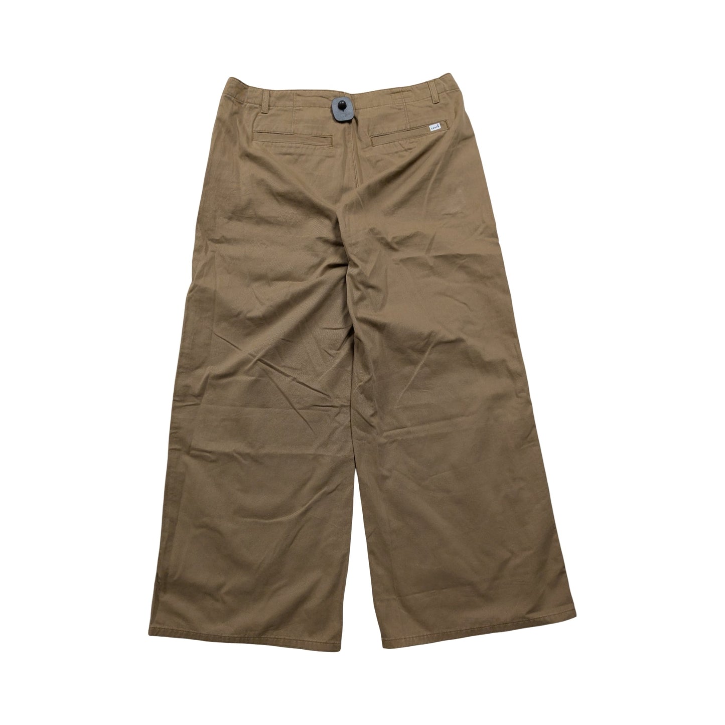 Pants Wide Leg By Levis In Brown, Size:14