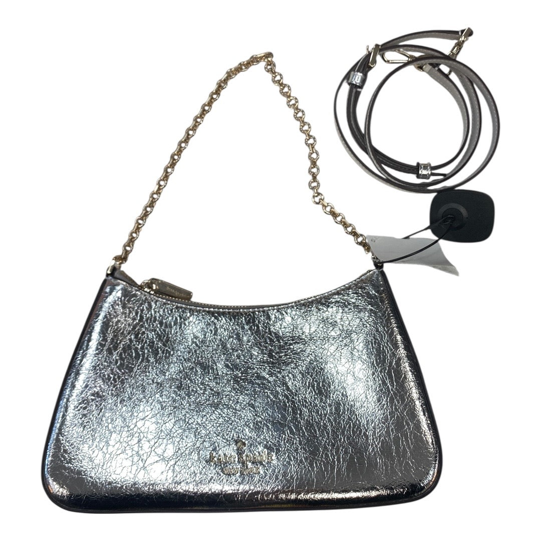 Handbag Designer By Kate Spade In Silver, Size:Small