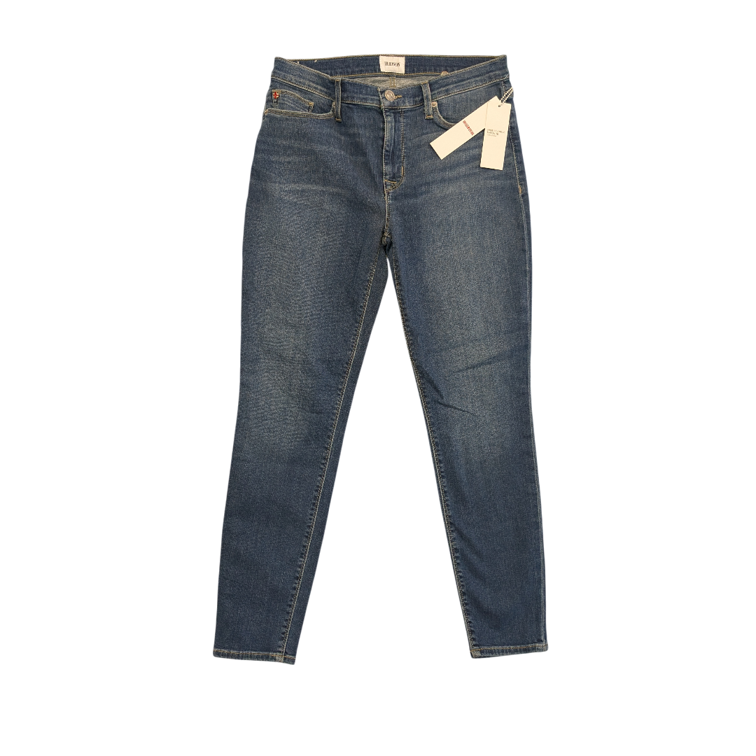 Jeans Skinny By Hudson In Blue Denim, Size:8