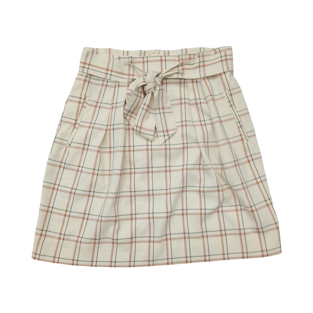 Skirt Midi By Potters Pot In Plaid Pattern, Size:M