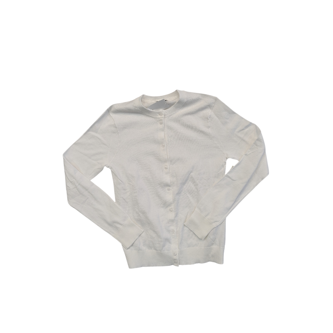 Sweater Cardigan By J. Crew In White, Size:S