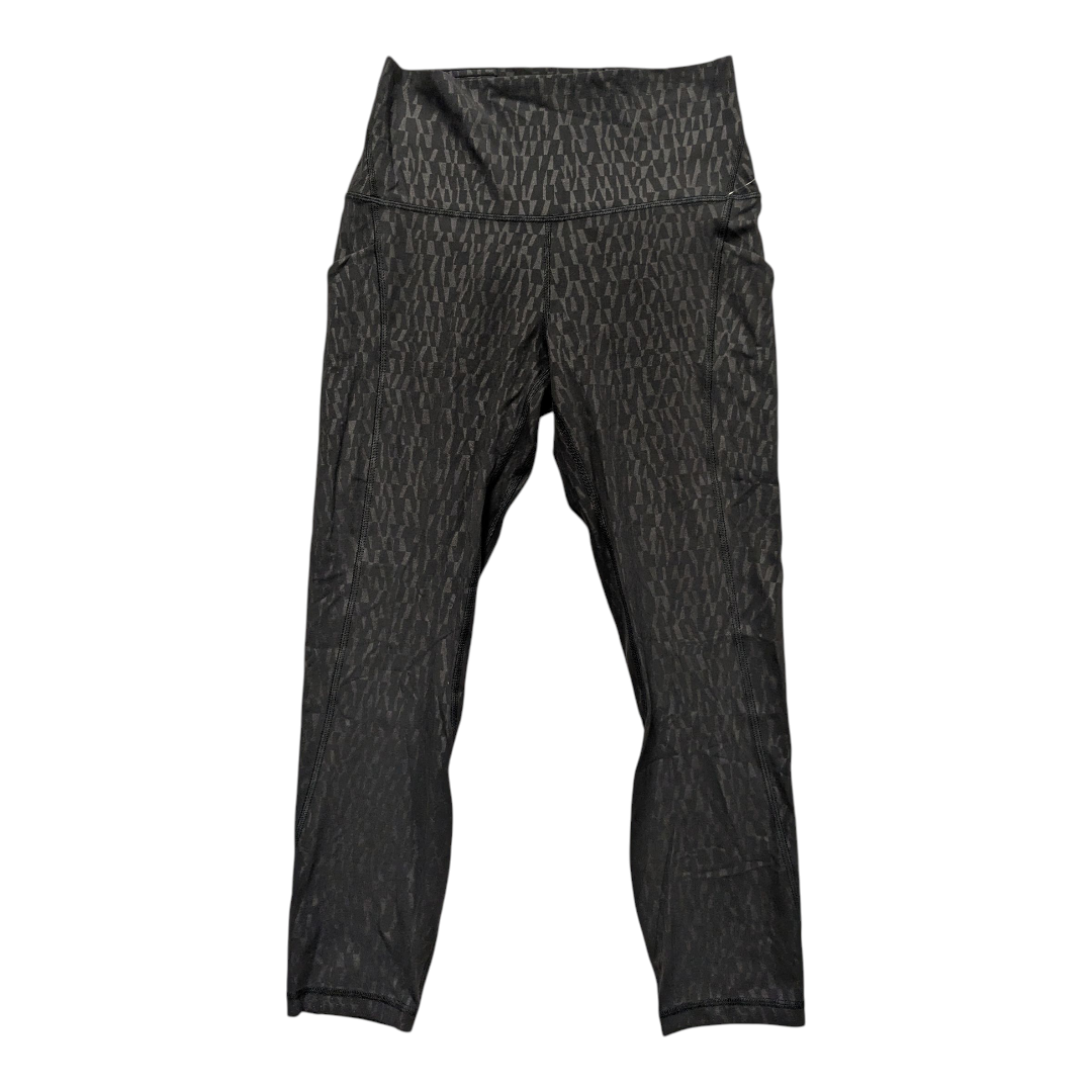 Athletic Leggings By Lululemon In Black, Size:8