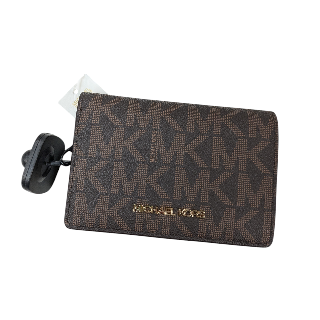 Wallet Designer By Michael Kors In Brown, Size:Medium