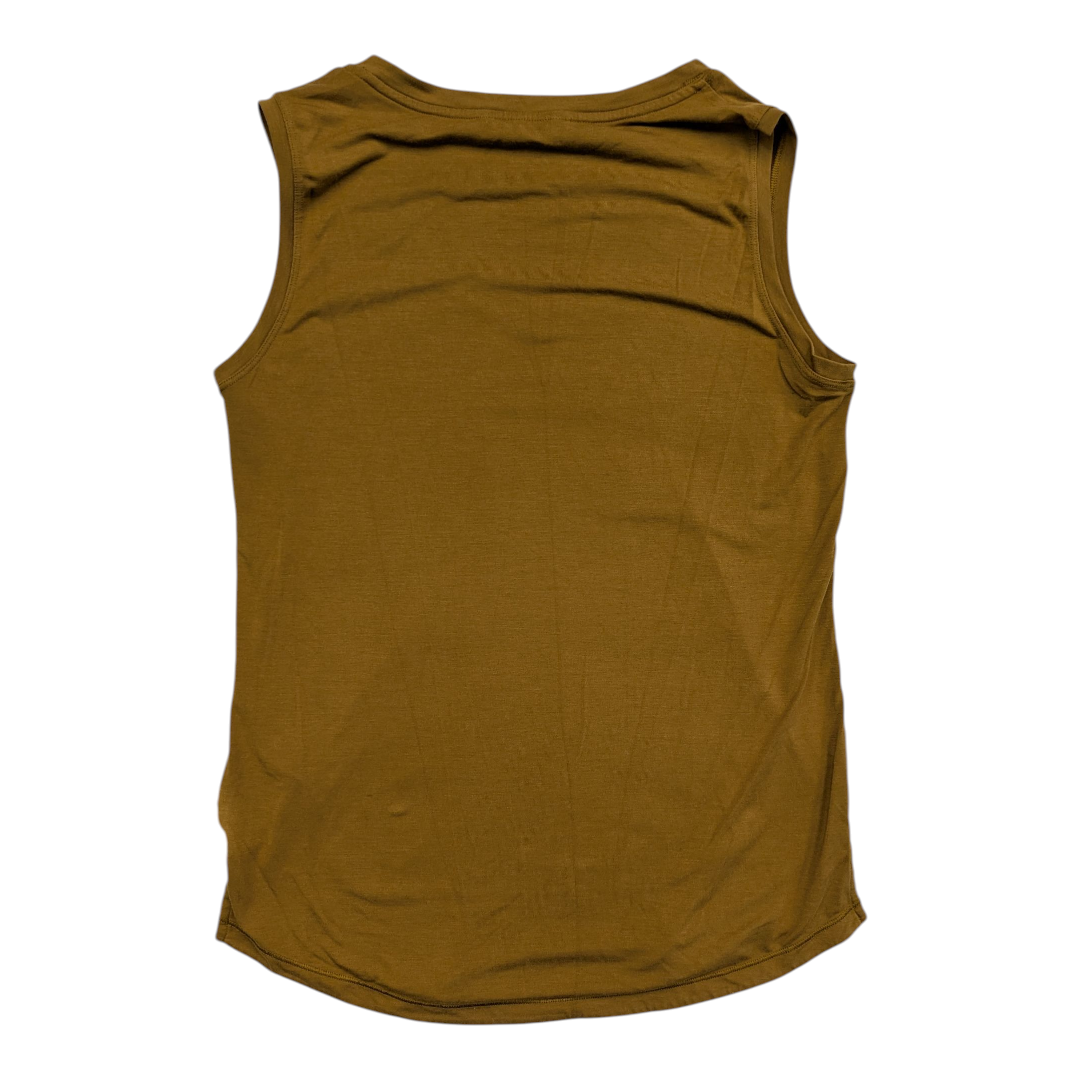 Athletic Tank Top By Athleta In Gold, Size:S