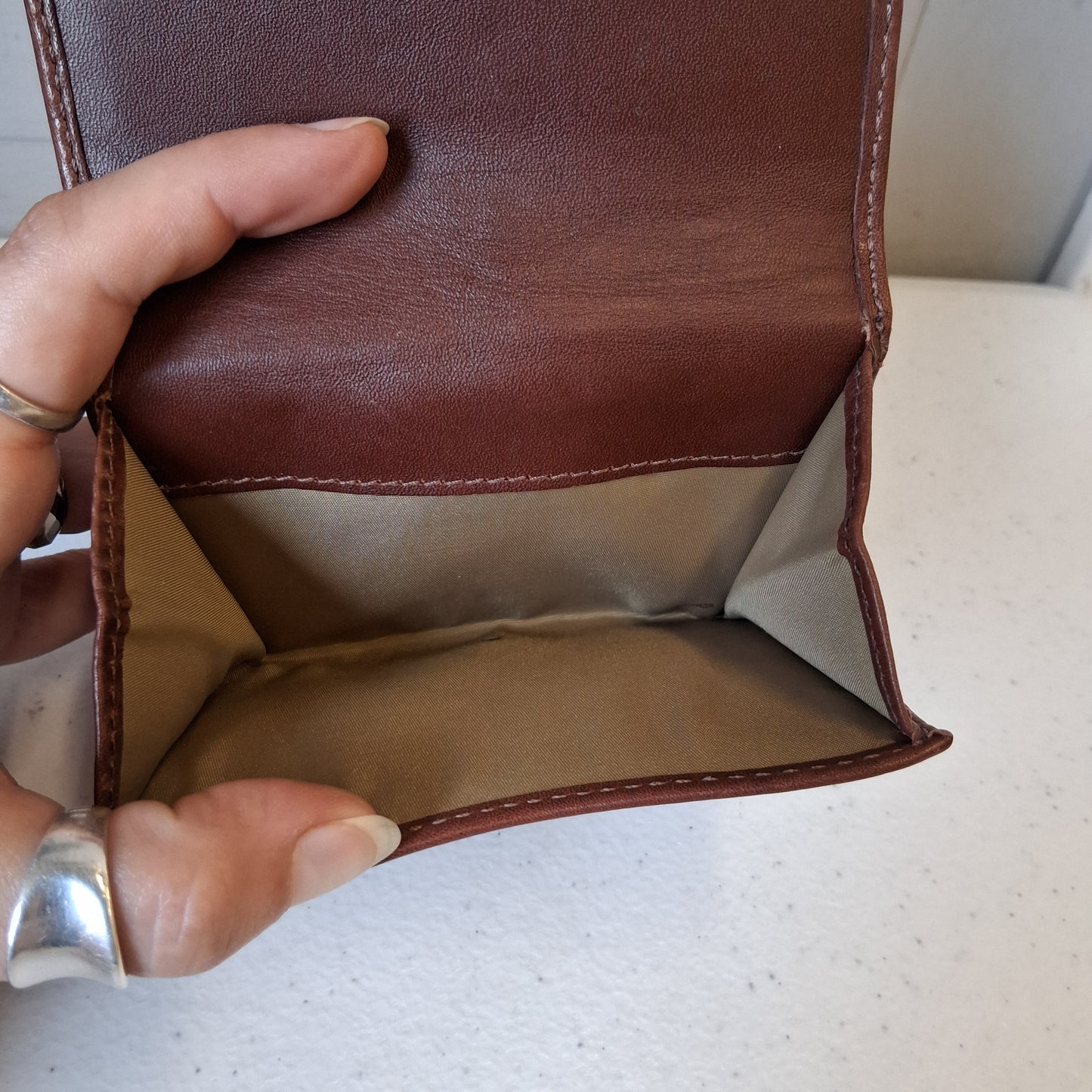 Wallet Designer By Coach In Brown, Size:Small