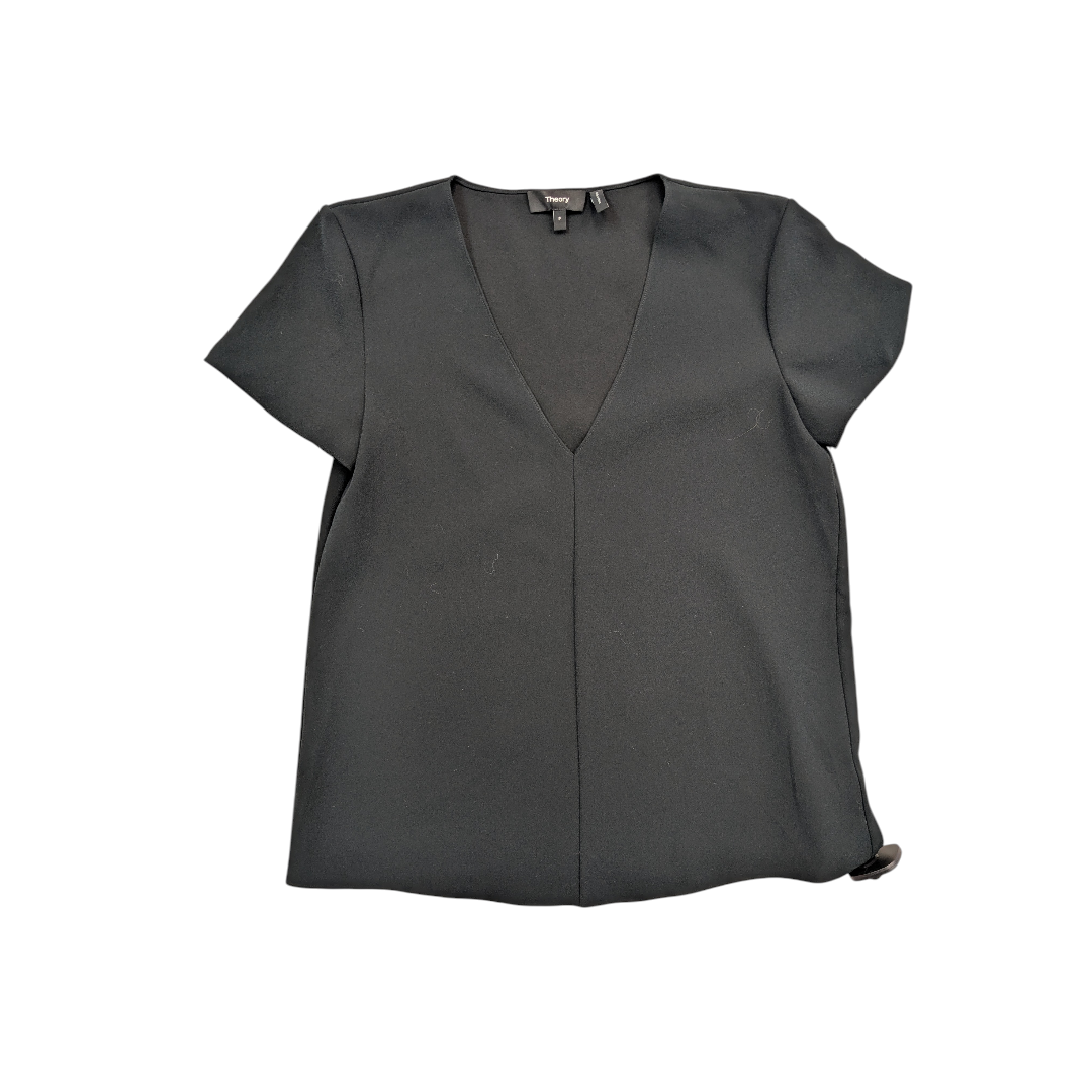 Top Ss By Theory In Black, Size:Xsp