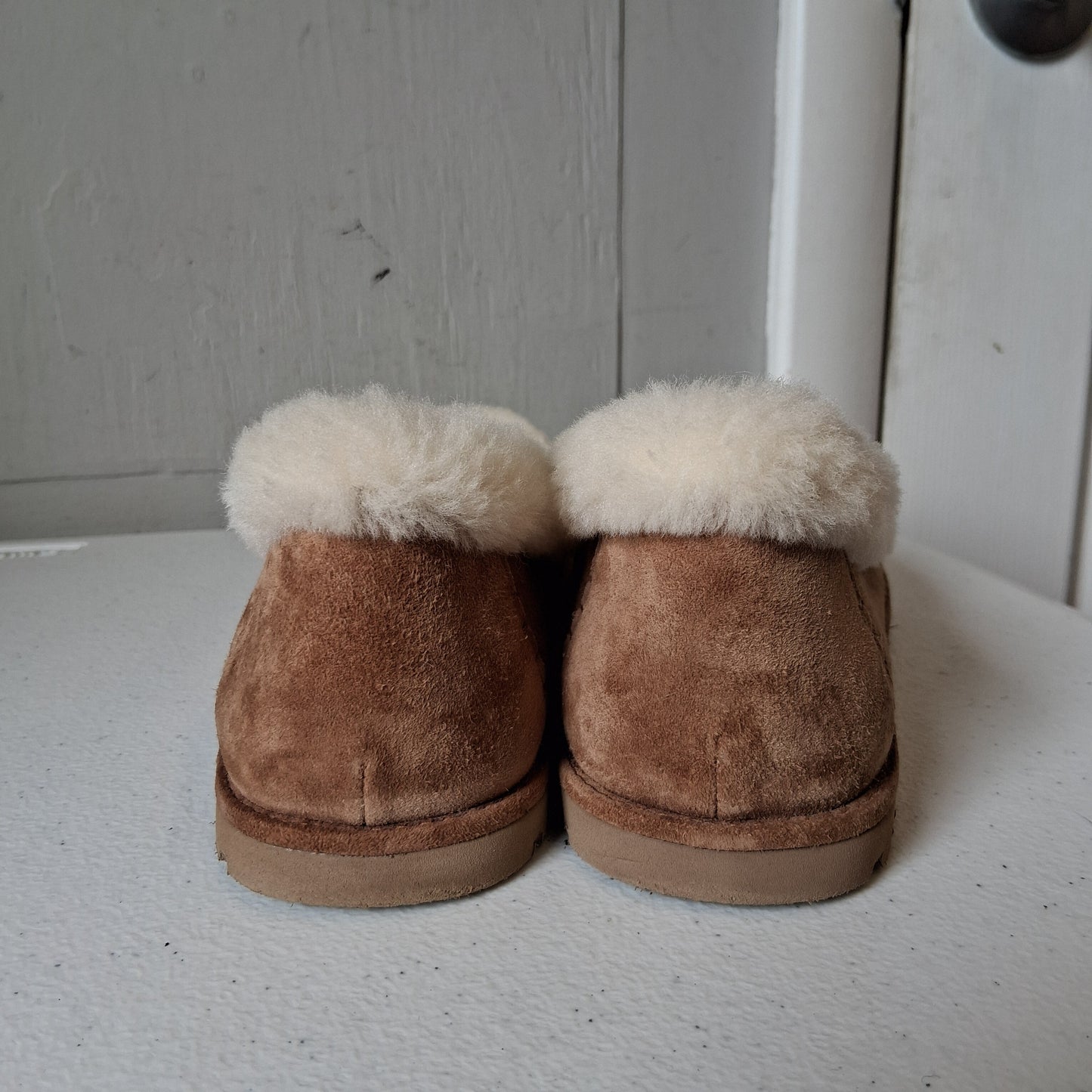 Slippers Designer By Ugg In Brown, Size:6.5