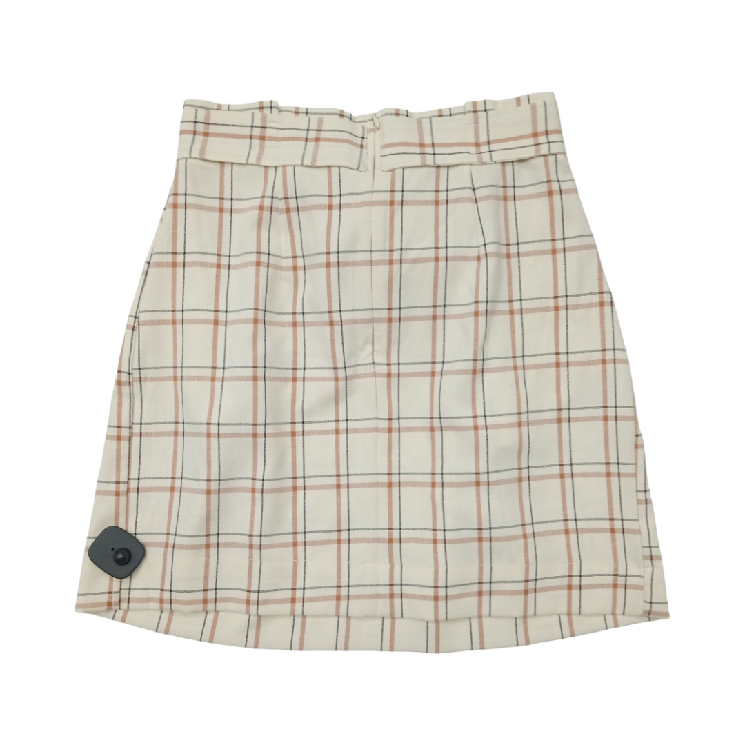 Skirt Midi By Potters Pot In Plaid Pattern, Size:M