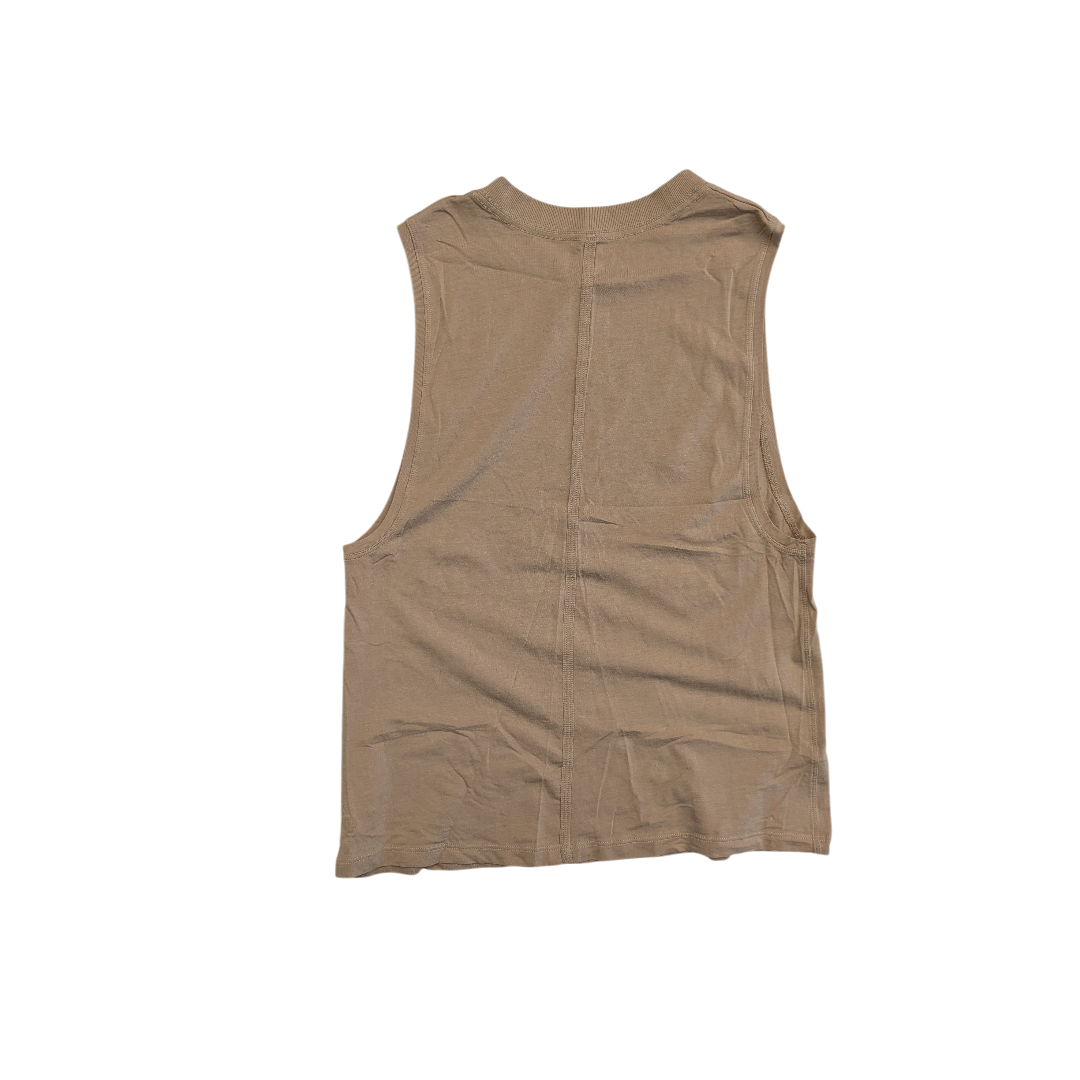 Athletic Tank Top By Lululemon In Tan, Size:2