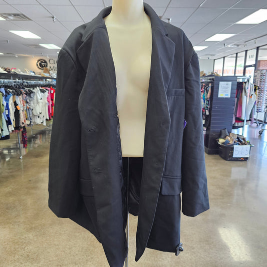 Blazer By Banana Republic In Black, Size:Xxl