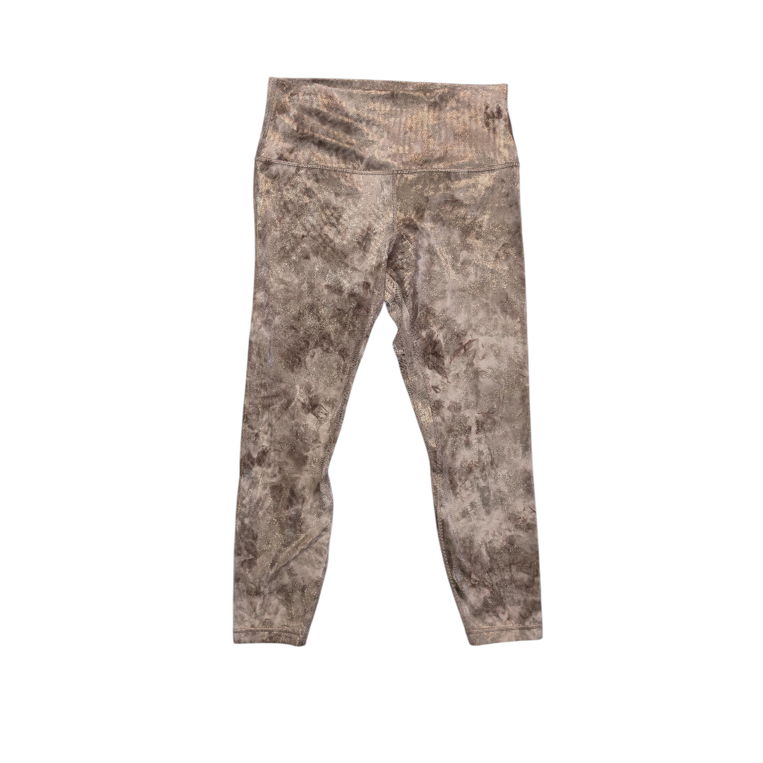 Athletic Leggings By Lululemon In Bronze, Size: 10