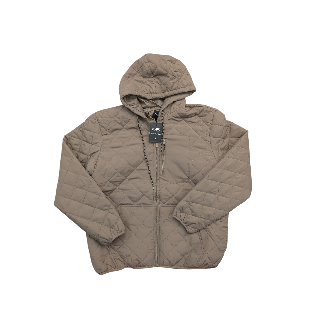 Coat Puffer & Quilted By Cmc In Brown, Size:L