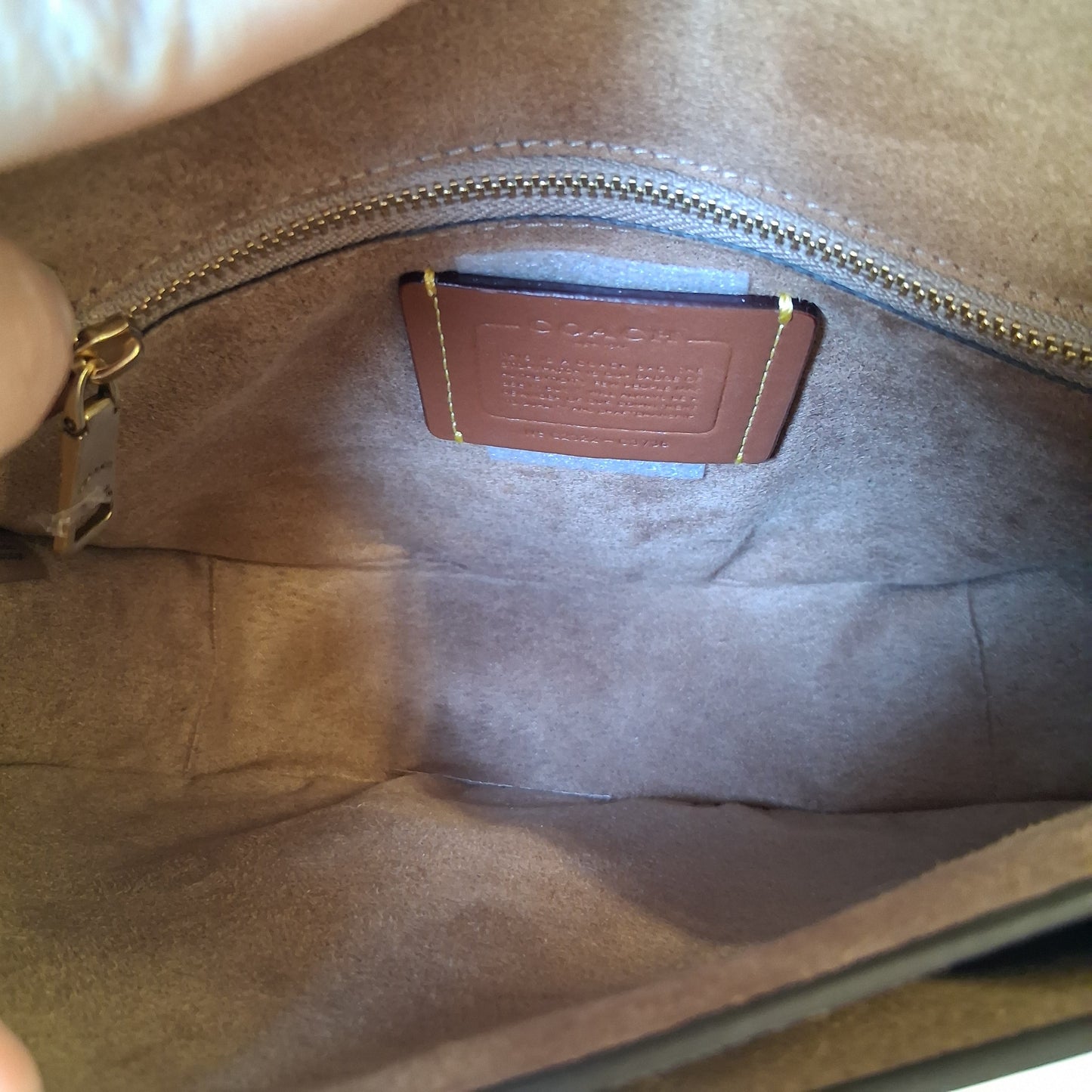 Crossbody Designer By Coach, Size: Medium