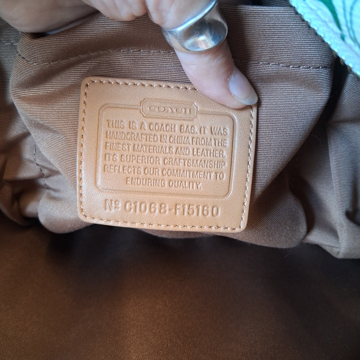 Diaper Bag Designer By Coach In Multi, Size:Large