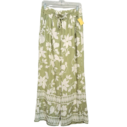 Pants Lounge By Sienna Sky In Green & White, Size:16