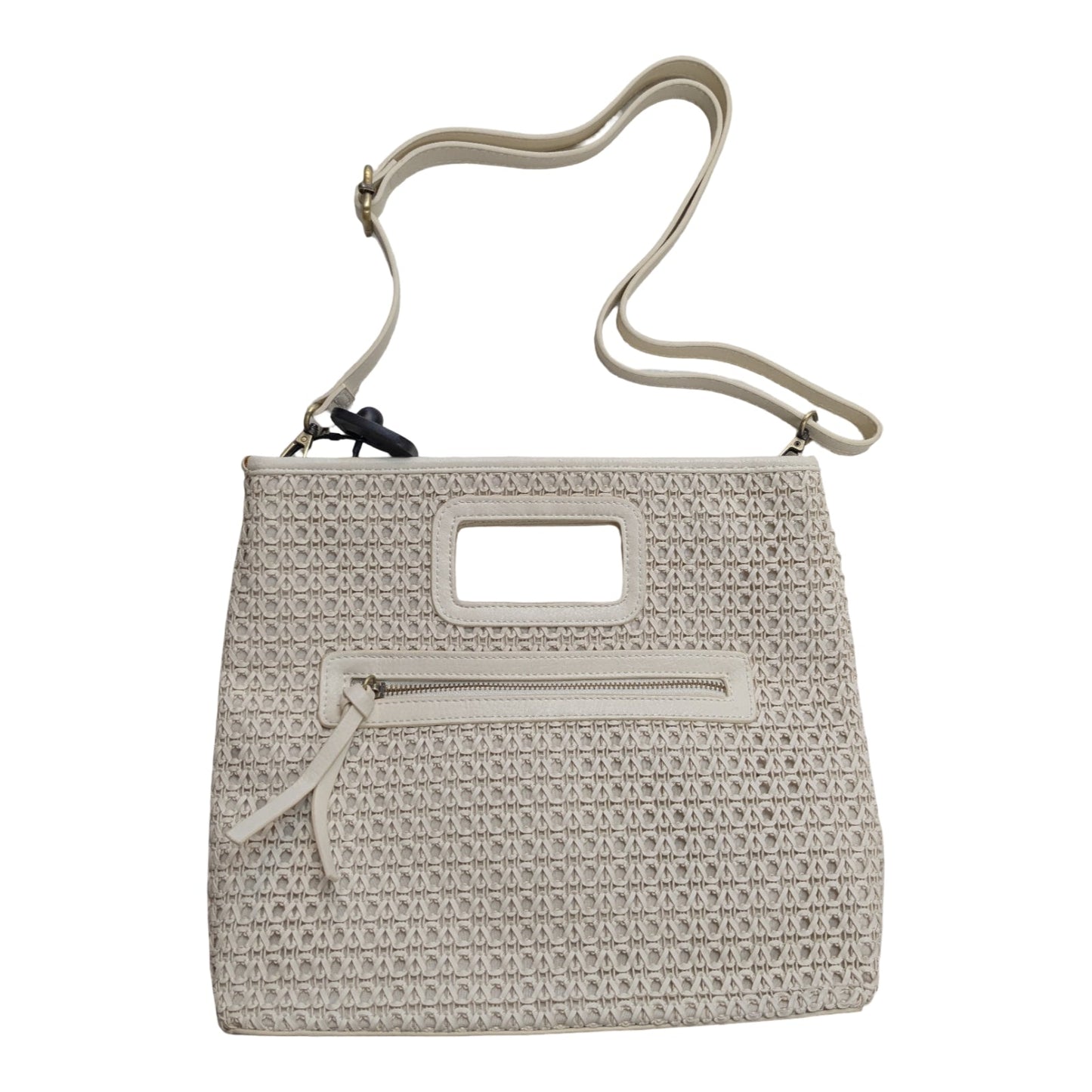 Handbag By Joy Susan In White, Size:Medium