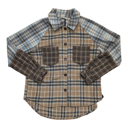 Jacket Shirt By Mystree In Multi, Size:L