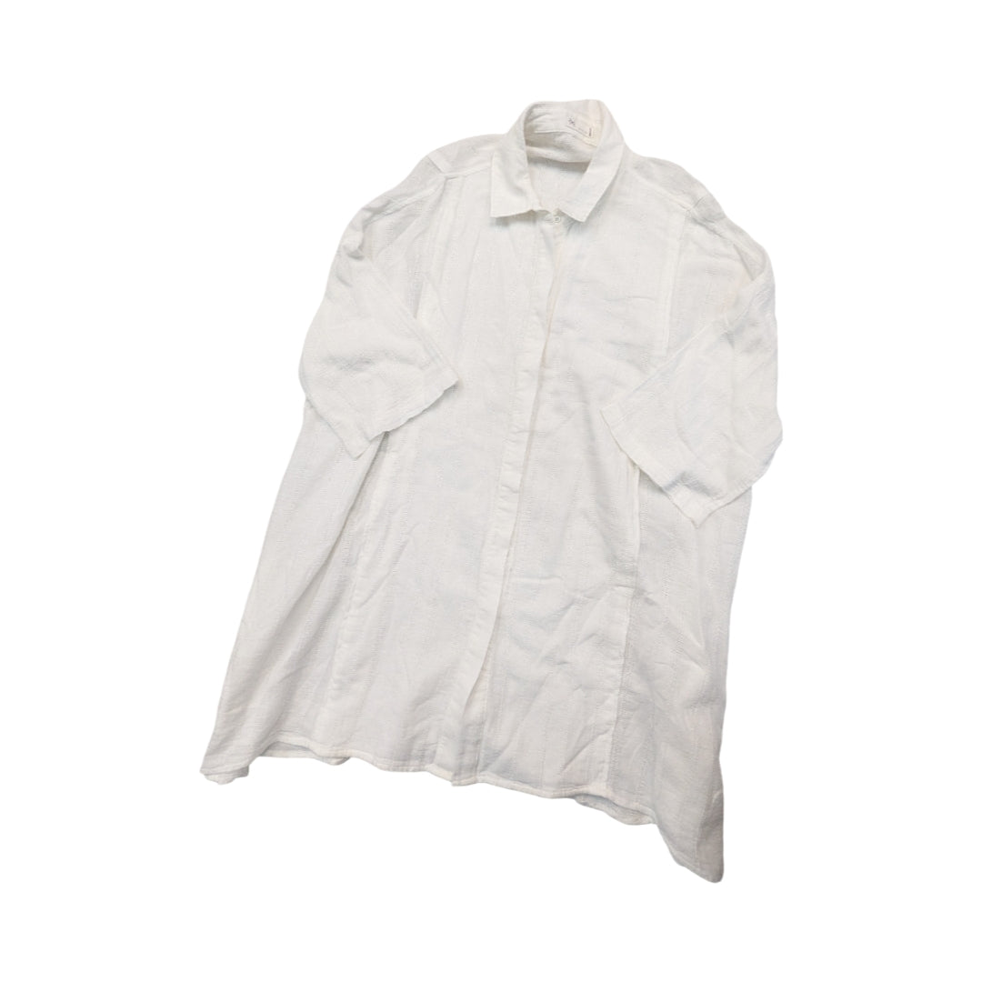 Top Ss By Clothes Mentor In White, Size:M
