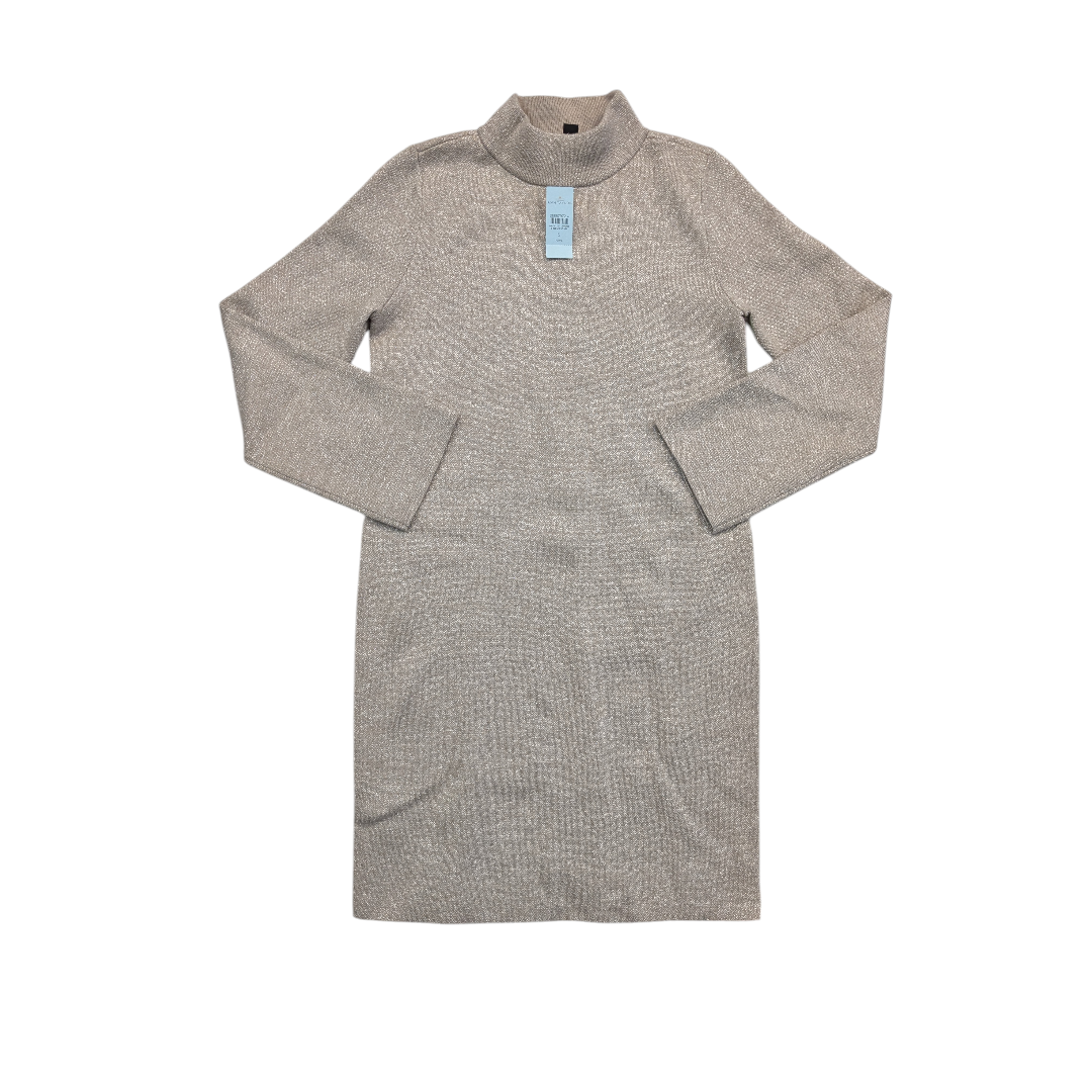 Dress Sweater By Ann Taylor In Taupe, Size:Sp