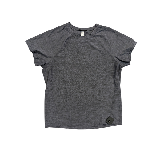 Athletic Top Ss By Athleta In Grey, Size:M