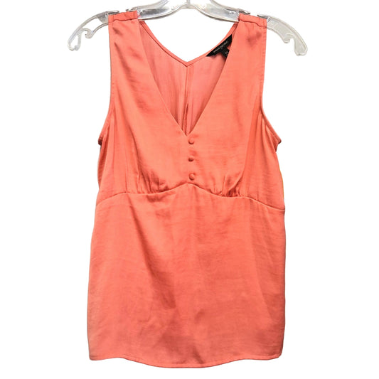 Top Sleeveless By Banana Republic In Coral, Size:Xs