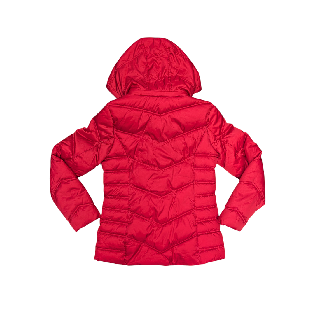 Jacket Puffer & Quilted By Nautica In Red, Size:M