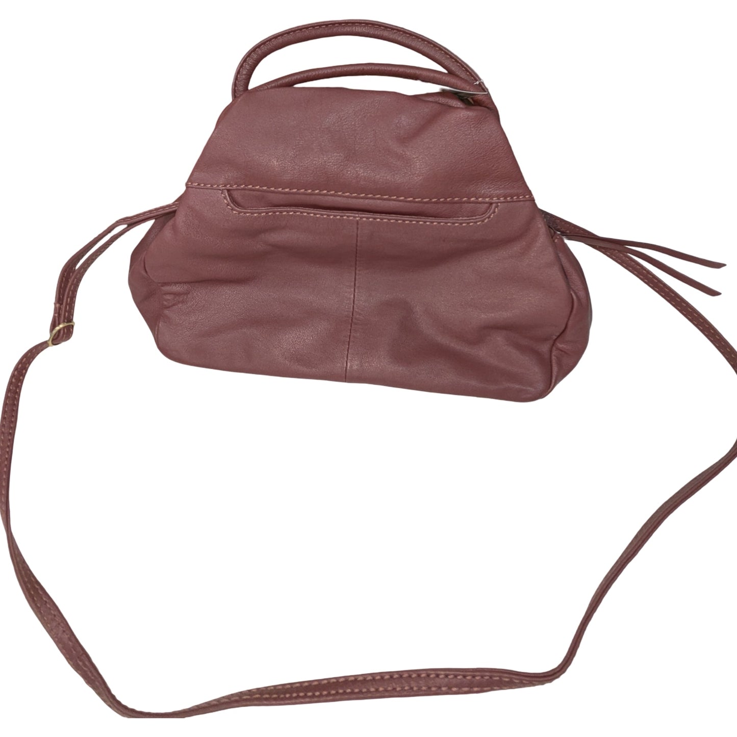 Handbag Leather By Hobo Intl In Purple, Size:Small