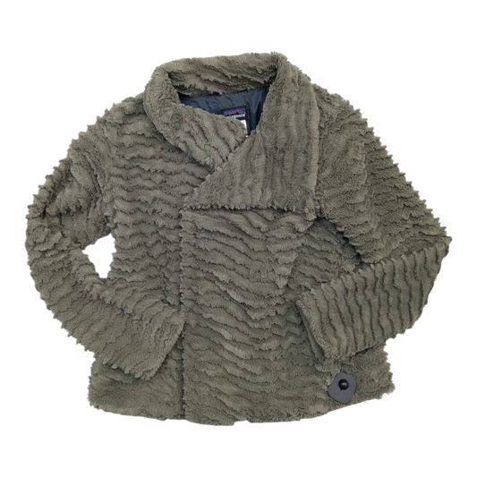 Jacket Faux Fur & Sherpa By Patagonia In Green, Size:S