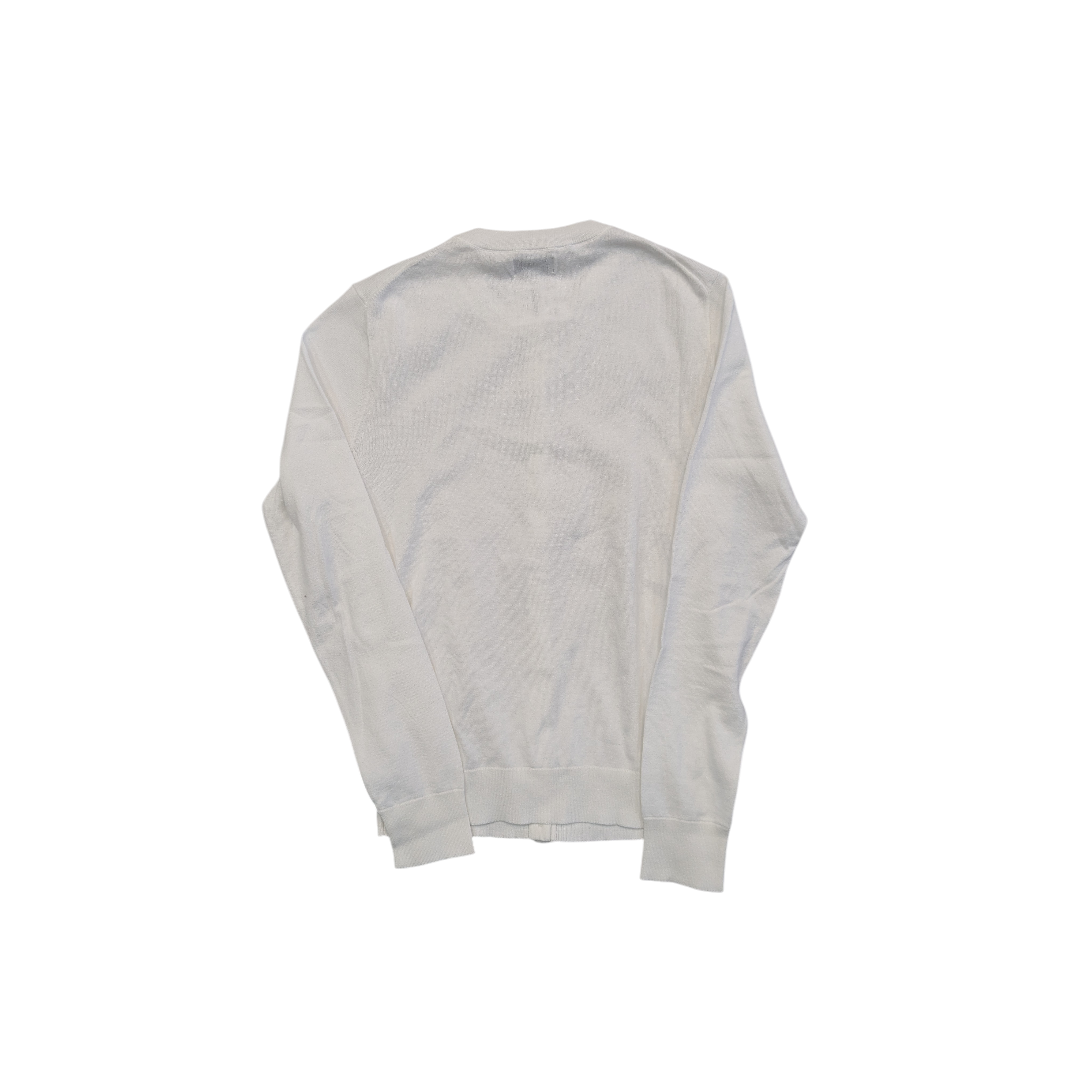 Sweater Cardigan By J. Crew In White, Size:S