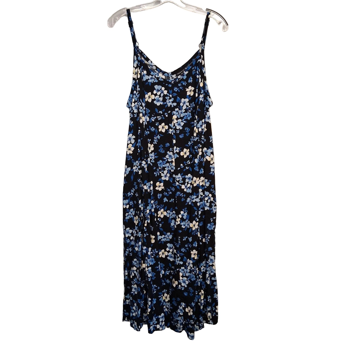 Dress Casual Midi By Torrid In Blue, Size:2X