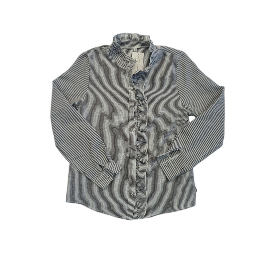 Top Ls By Clothes Mentor In Striped Pattern, Size:S