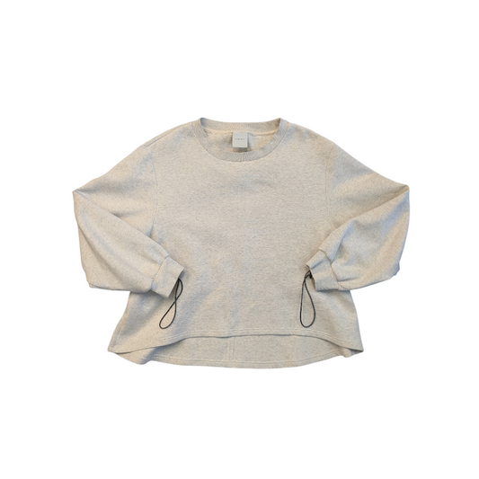 Athletic Sweatshirt Crewneck By Varley In Cream, Size:Xl