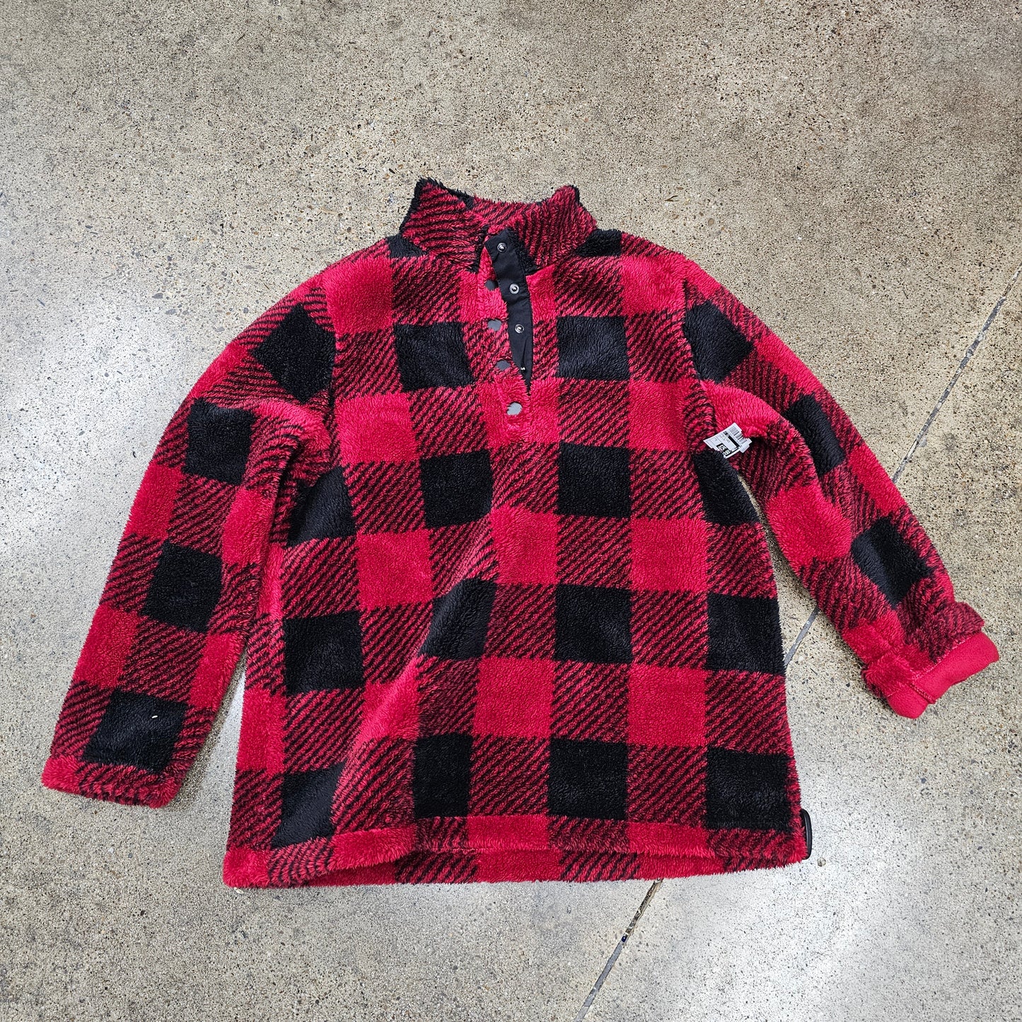 Athletic Fleece By J. Jill In Black & Red, Size:S