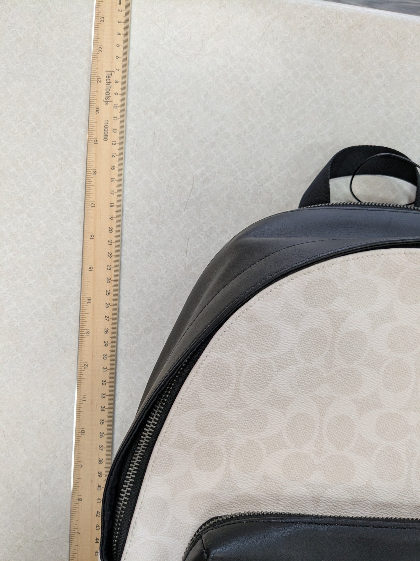 Backpack Designer By Coach In Black & White, Size:Large