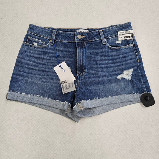 Shorts By Paige In Blue Denim, Size:10