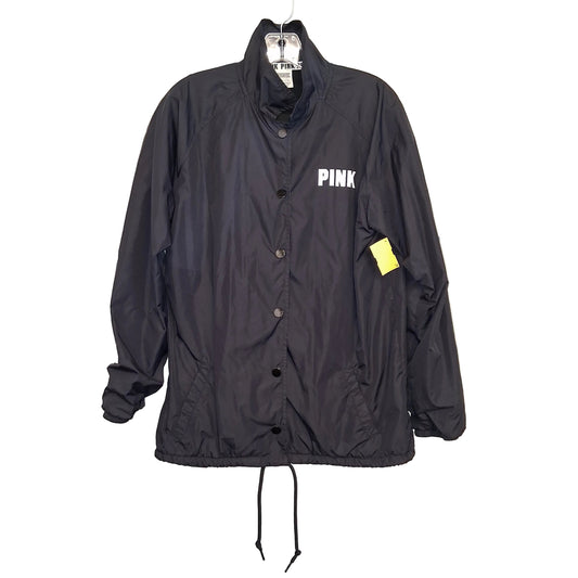 Jacket Windbreaker By Pink In Dark Navy, Size:S