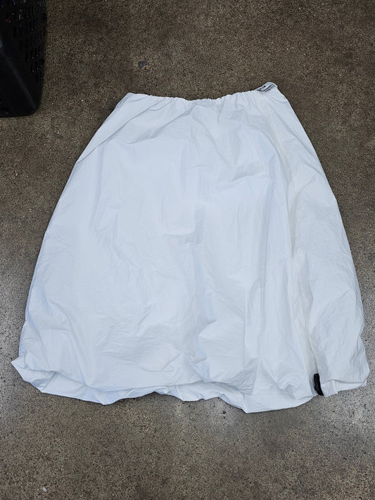 Skirt Maxi By Zara In White, Size:Xl