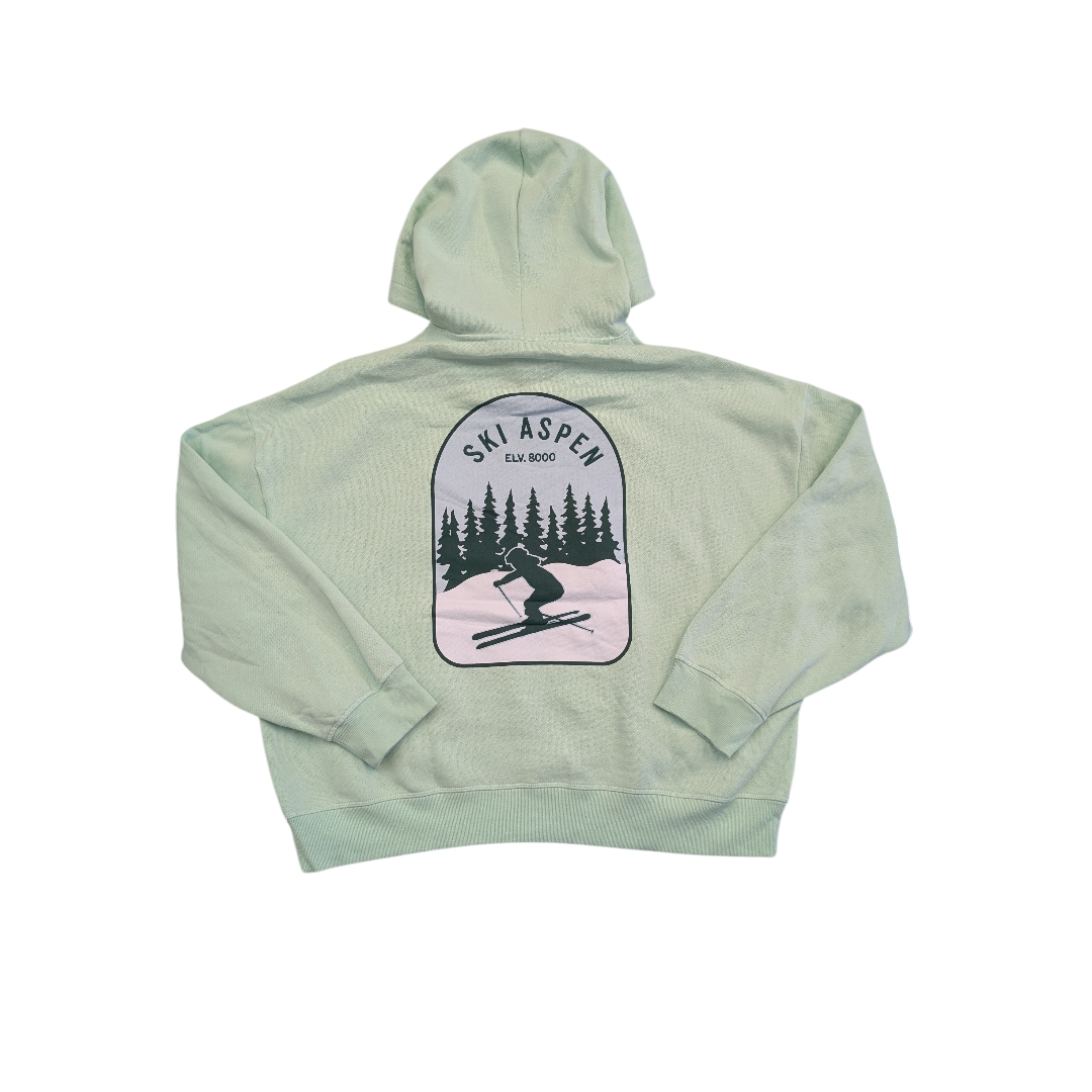 Athletic Sweatshirt Hoodie By Pink In Green, Size:Xl