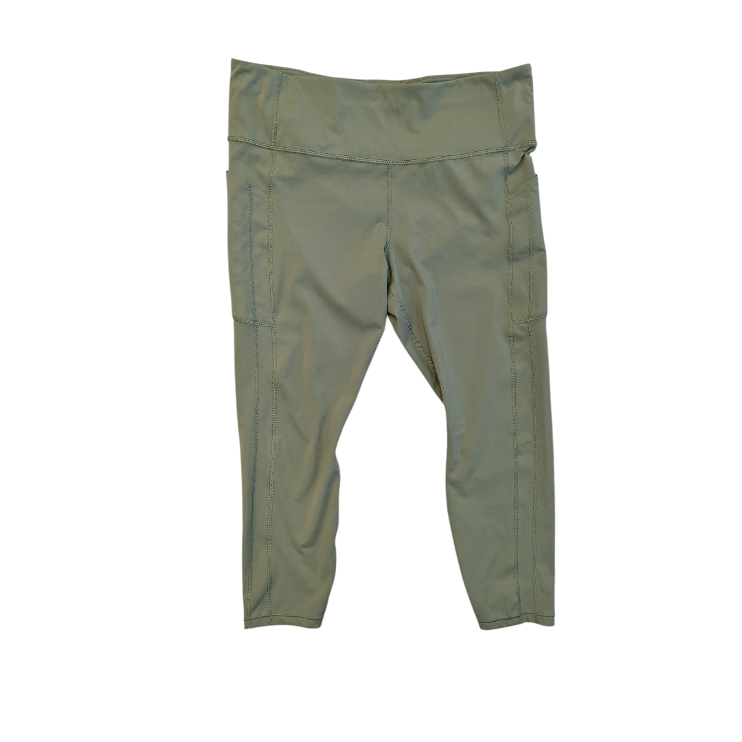 Athletic Leggings By Athleta In Green, Size:Xl