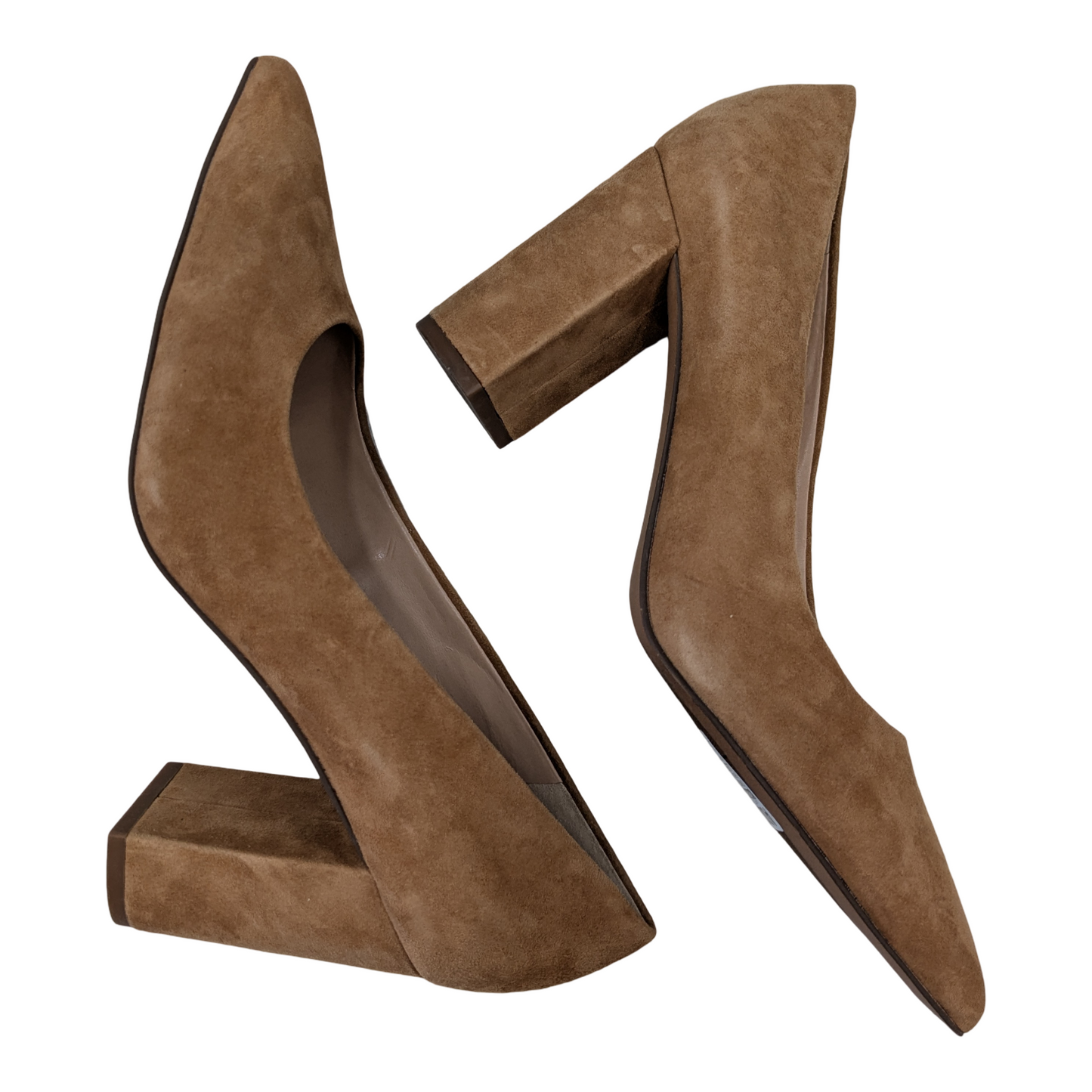 Shoes Heels Block By Franco Sarto In Brown, Size:8