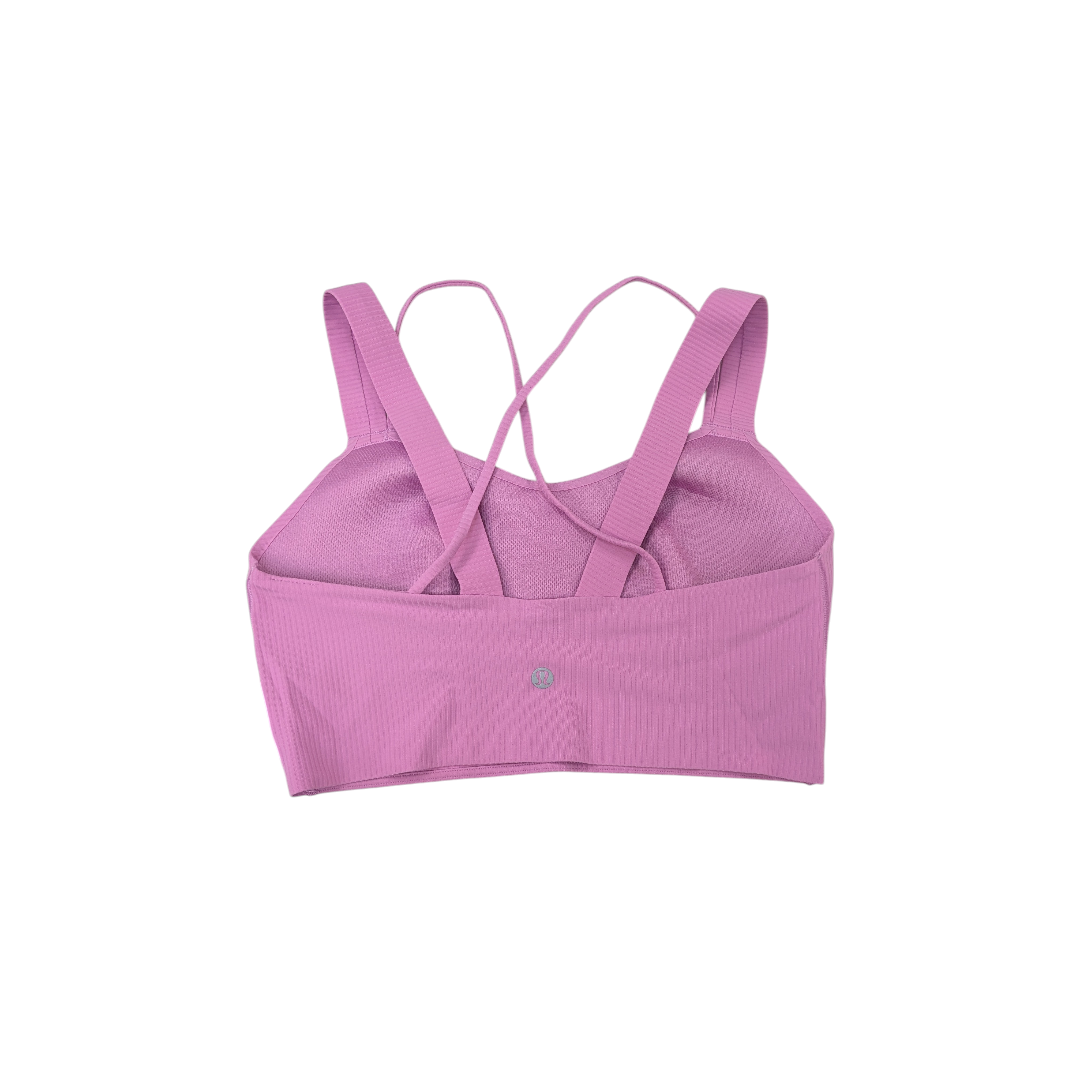 Athletic Bra By Lululemon In Pink, Size:6