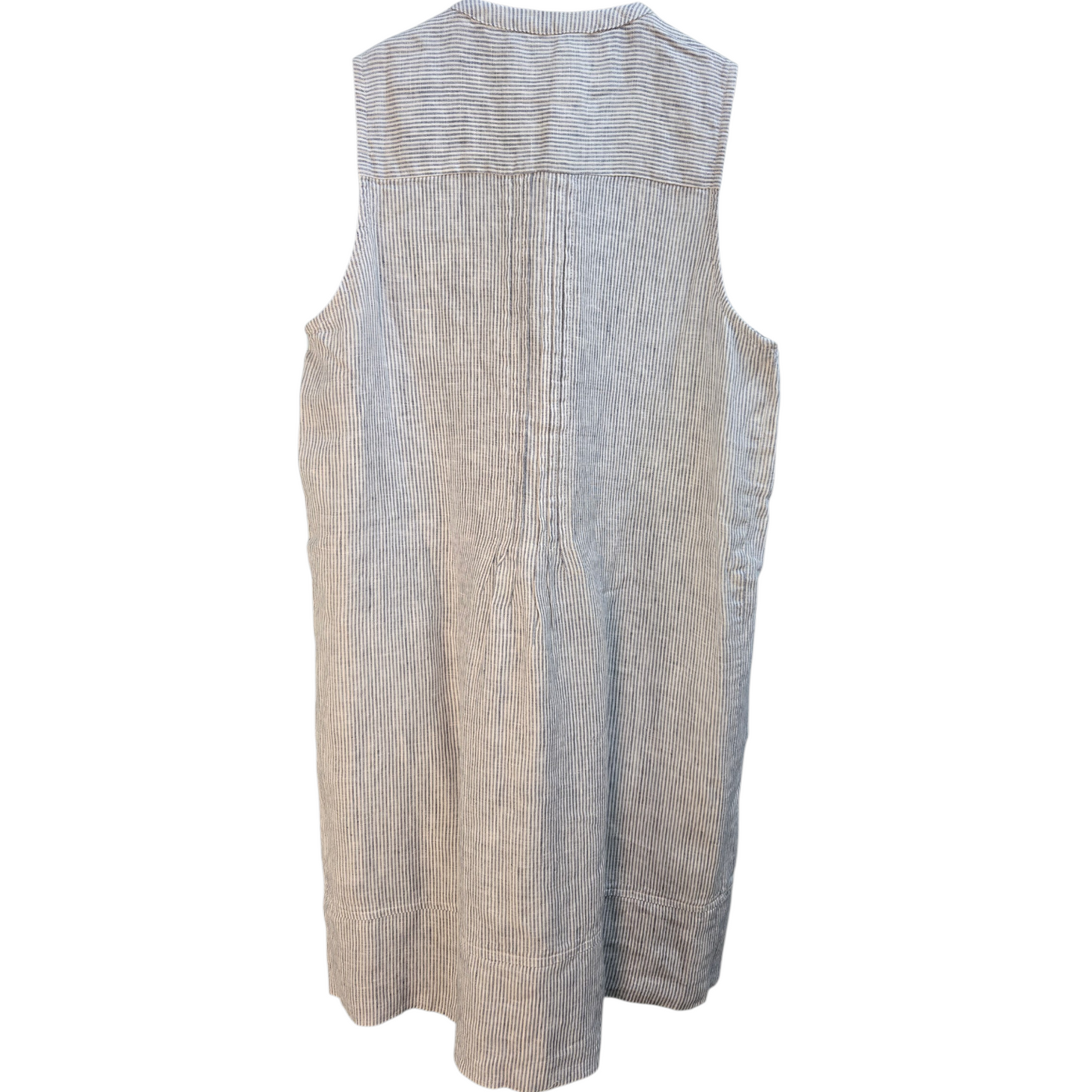 Dress Casual Midi By Quince In Blue, Size: S