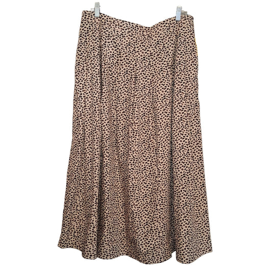 Skirt Maxi By Talbots In Animal Print, Size:14