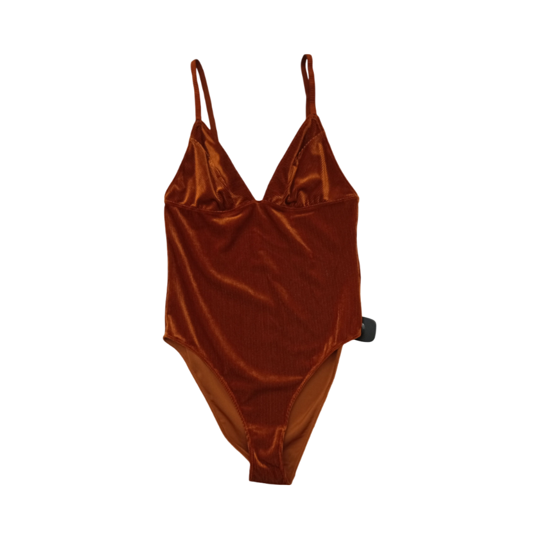 Bodysuit By Out From Under In Brown, Size:M