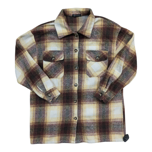 Jacket Shirt By Prettygarden In Multi, Size:Xl