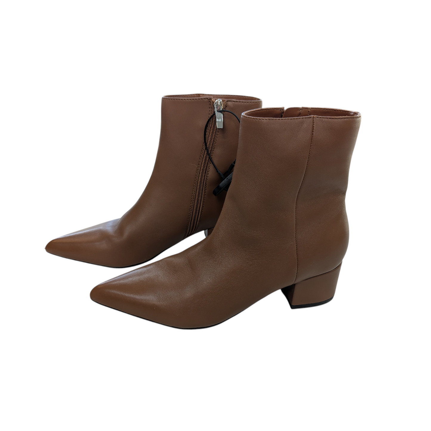 Boots Ankle Heels By Marc Fisher In Brown, Size:6.5
