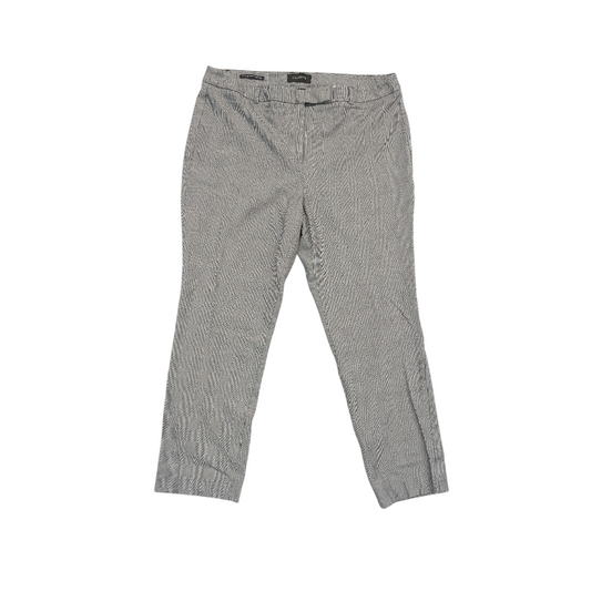 Pants Dress By Talbots In Black & White, Size:16